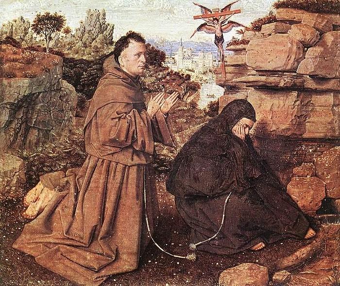 Jan Van Eyck Stigmatization of St Francis oil painting picture